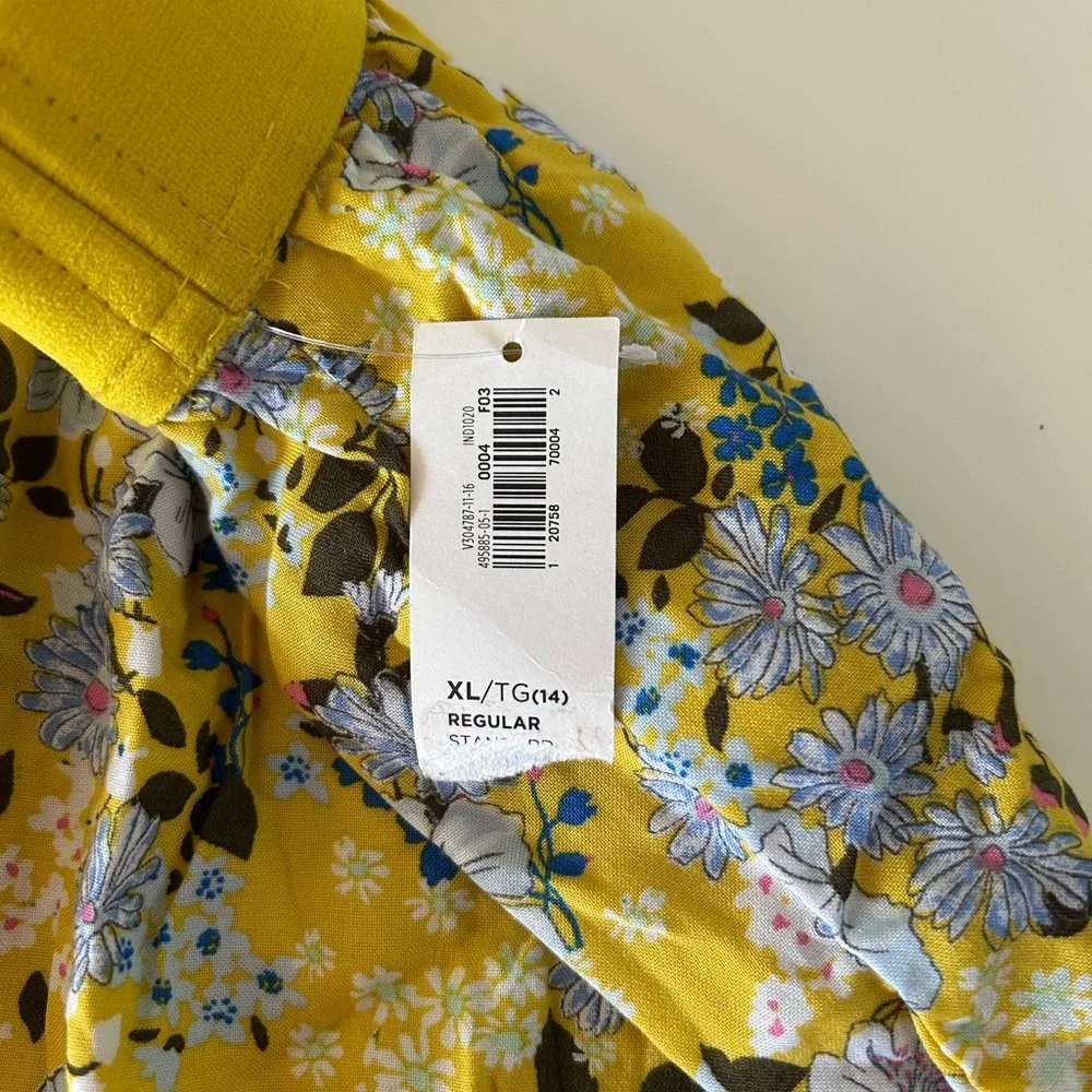 Old Navy NWT Girls Yellow Floral XL Skirt